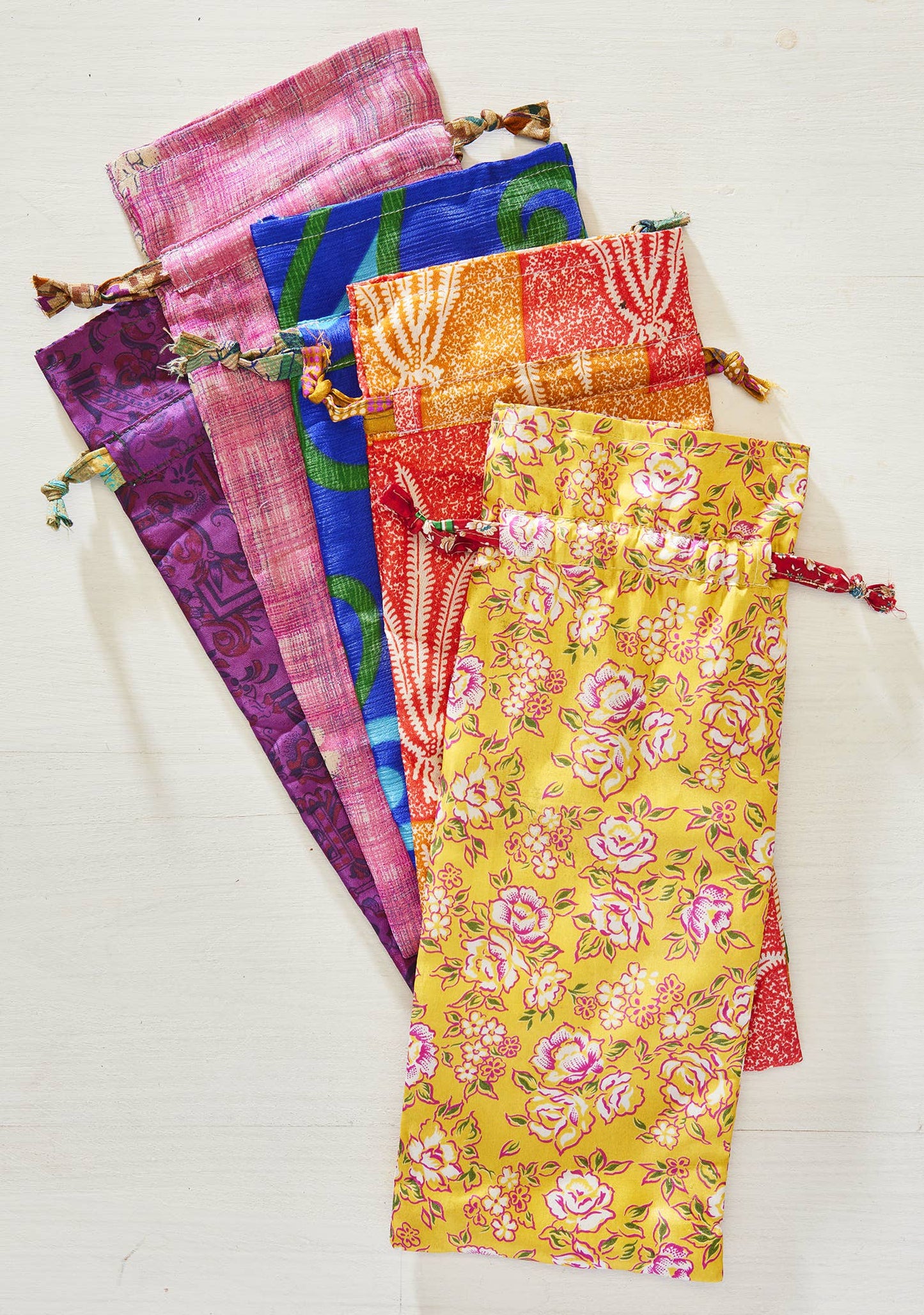 Recycled Sari Bottle Gift Bag