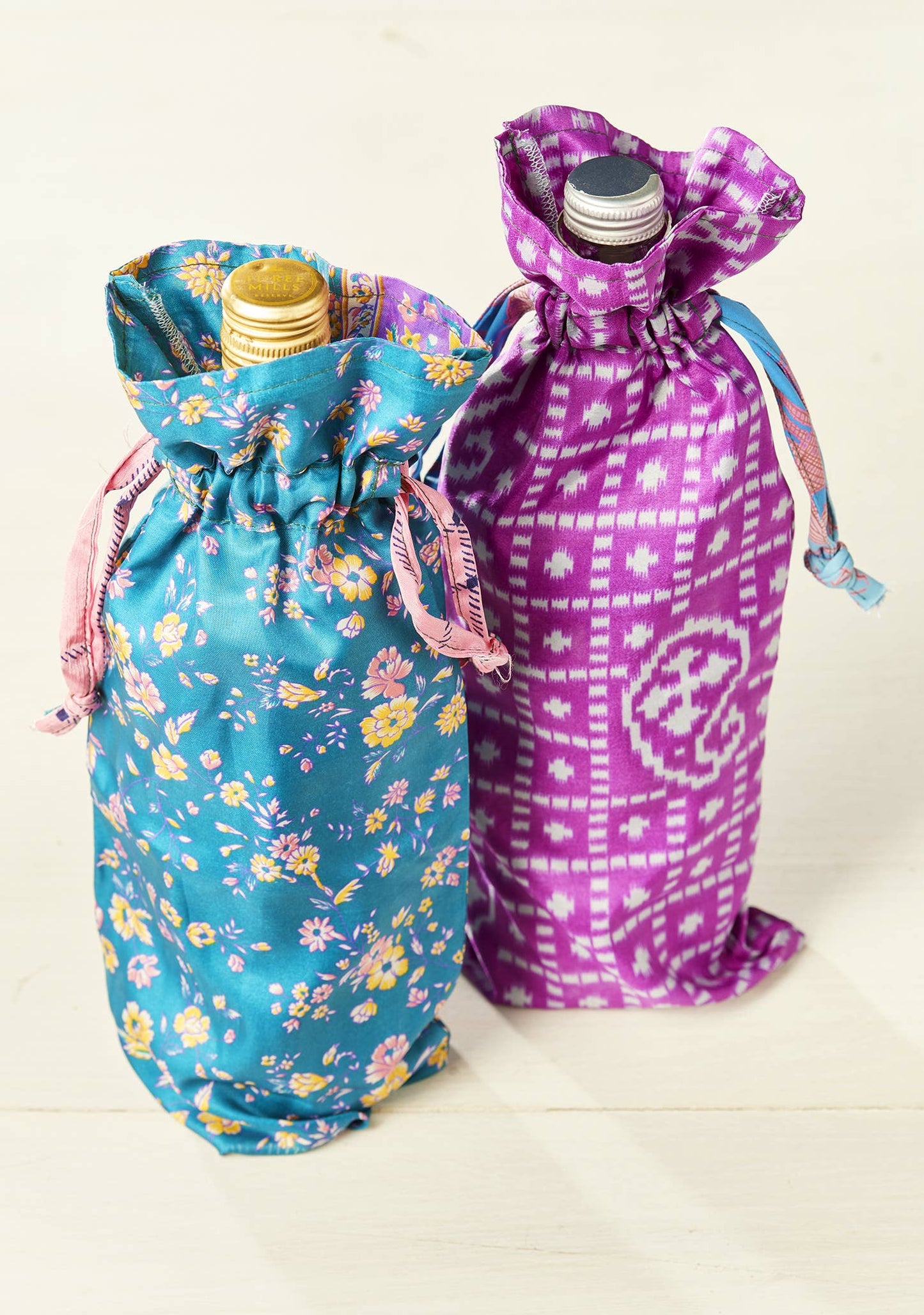 Recycled Sari Bottle Gift Bag