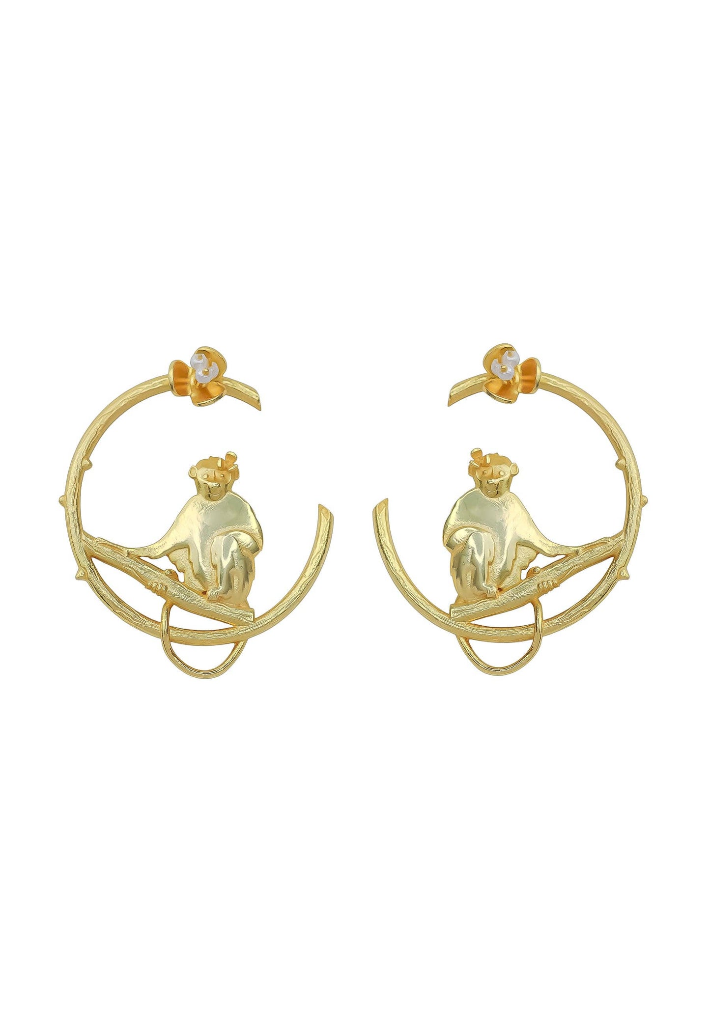 Monkey Earrings