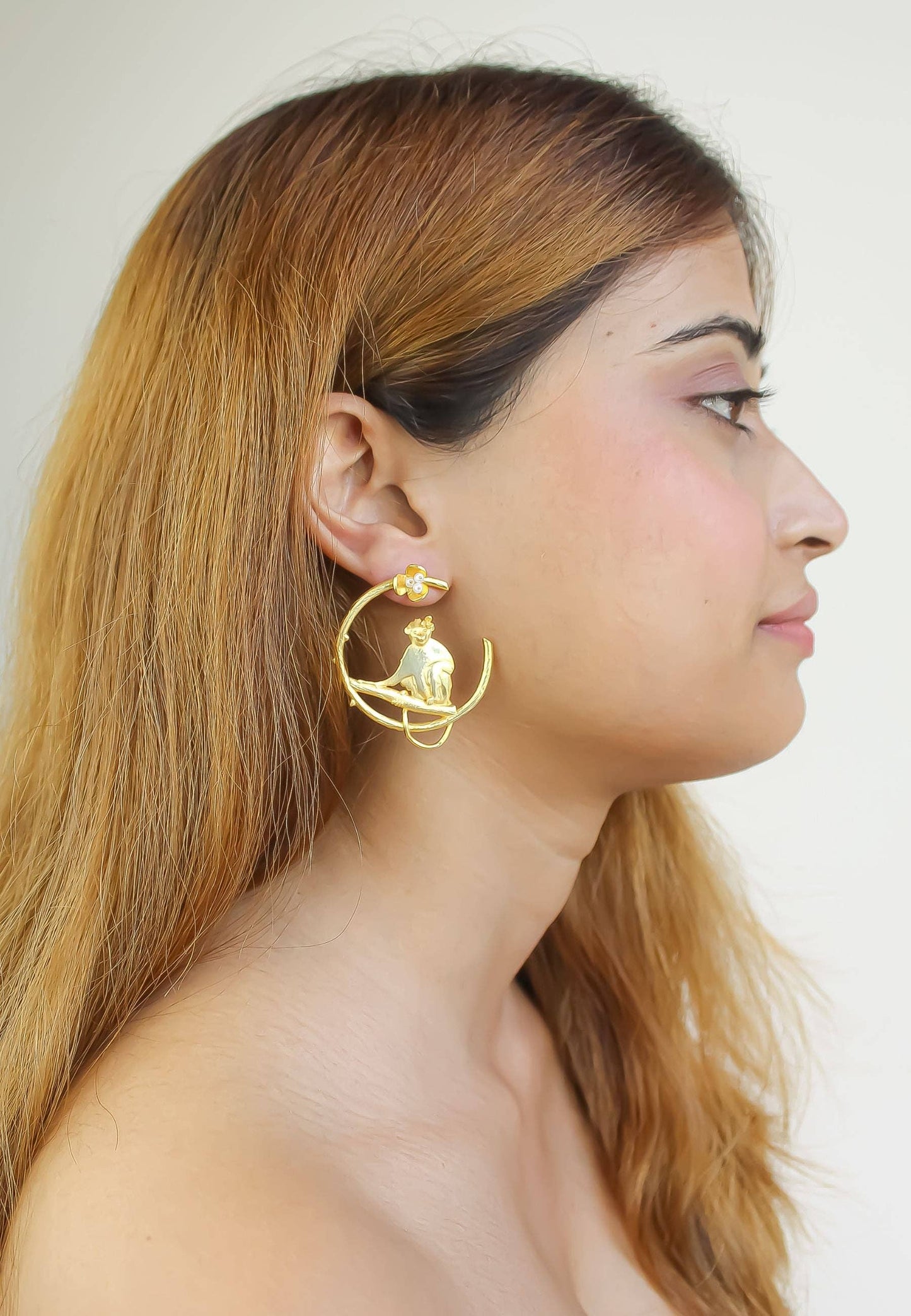 Monkey Earrings