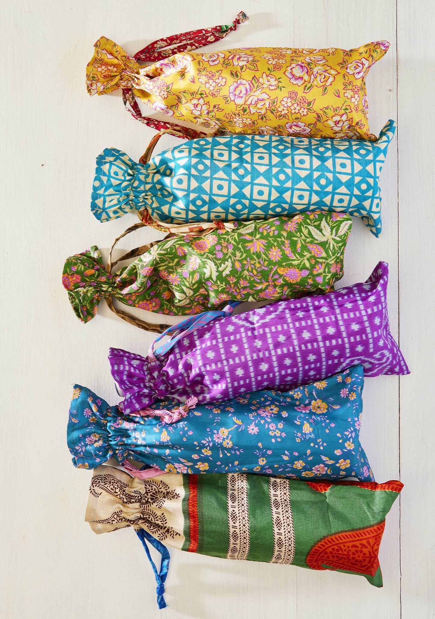 Recycled Sari Bottle Gift Bag