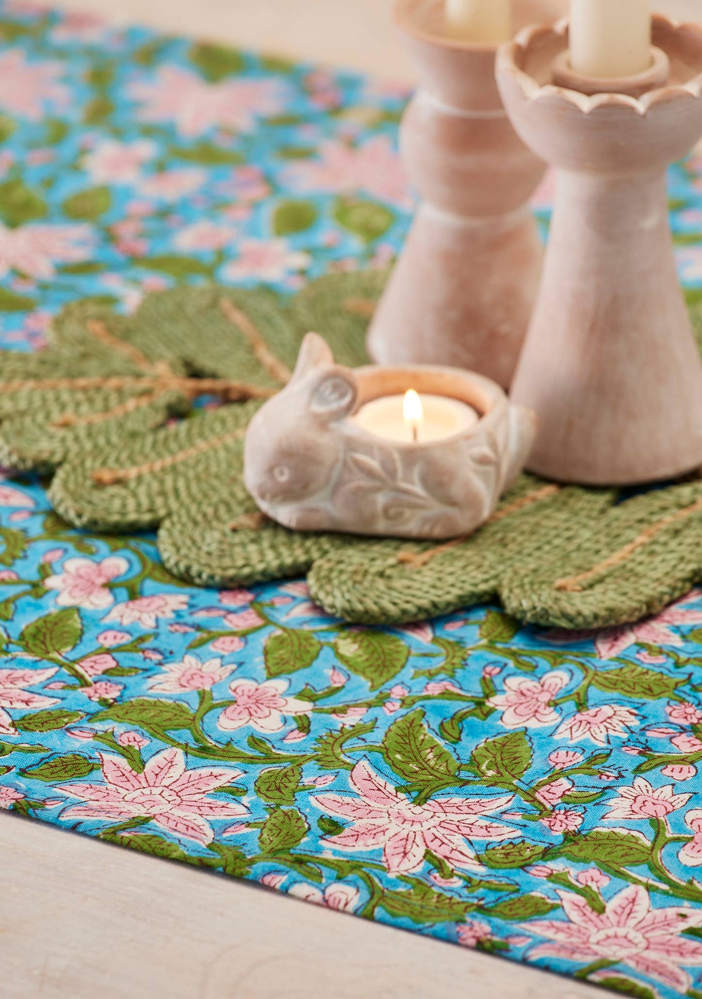 Block Print Tablerunner - Lily