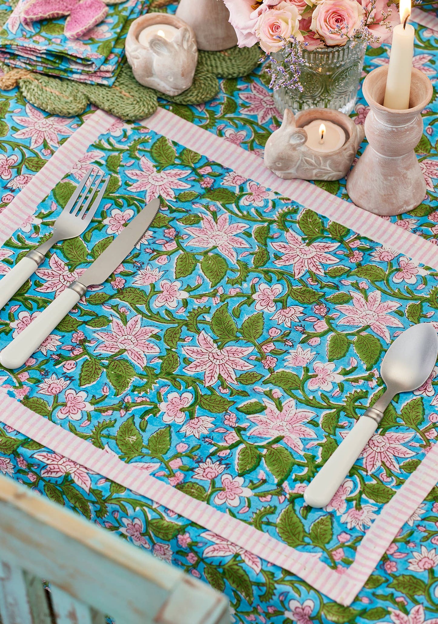 Block Print Placemat - Lily