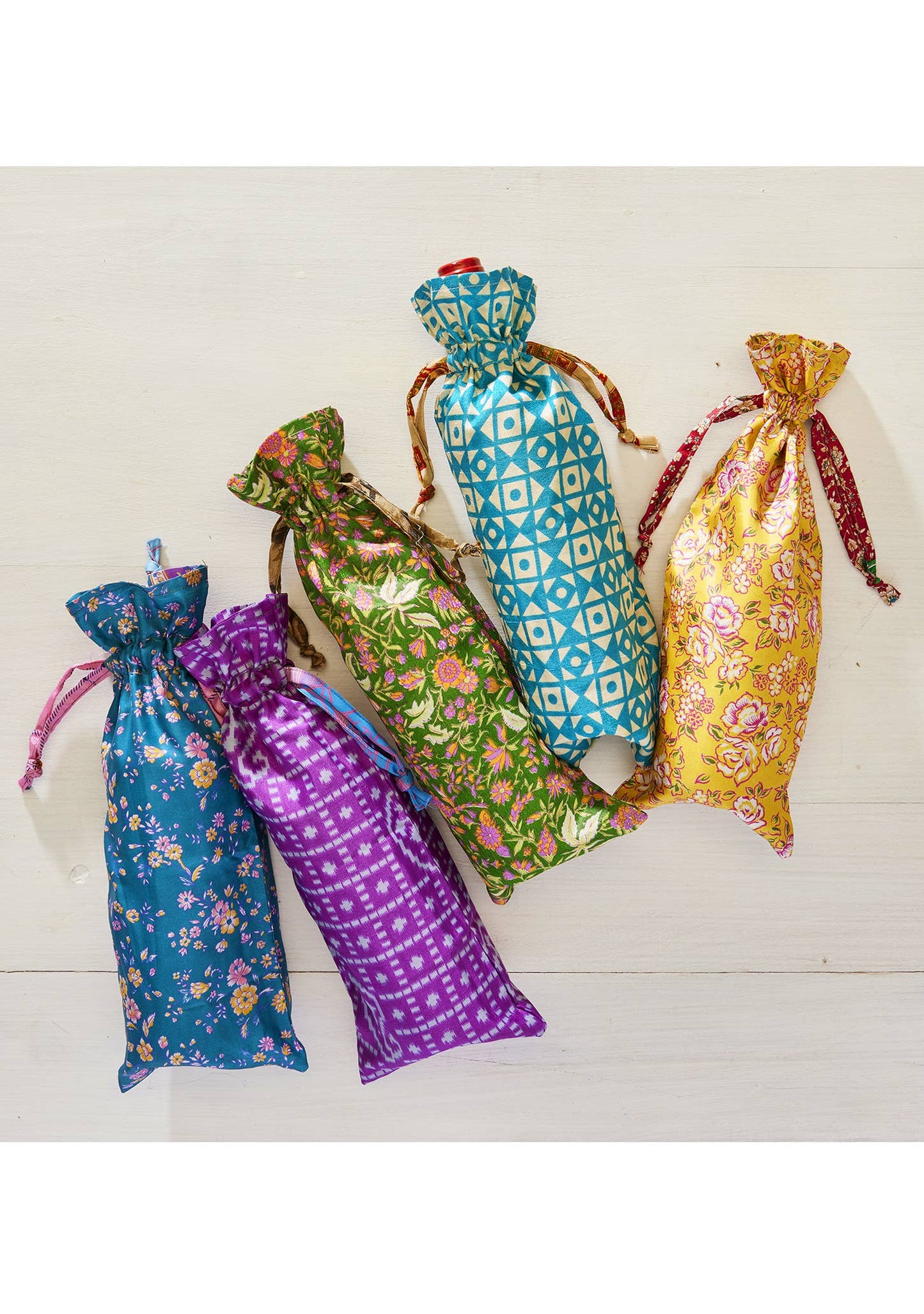 Recycled Sari Bottle Gift Bag